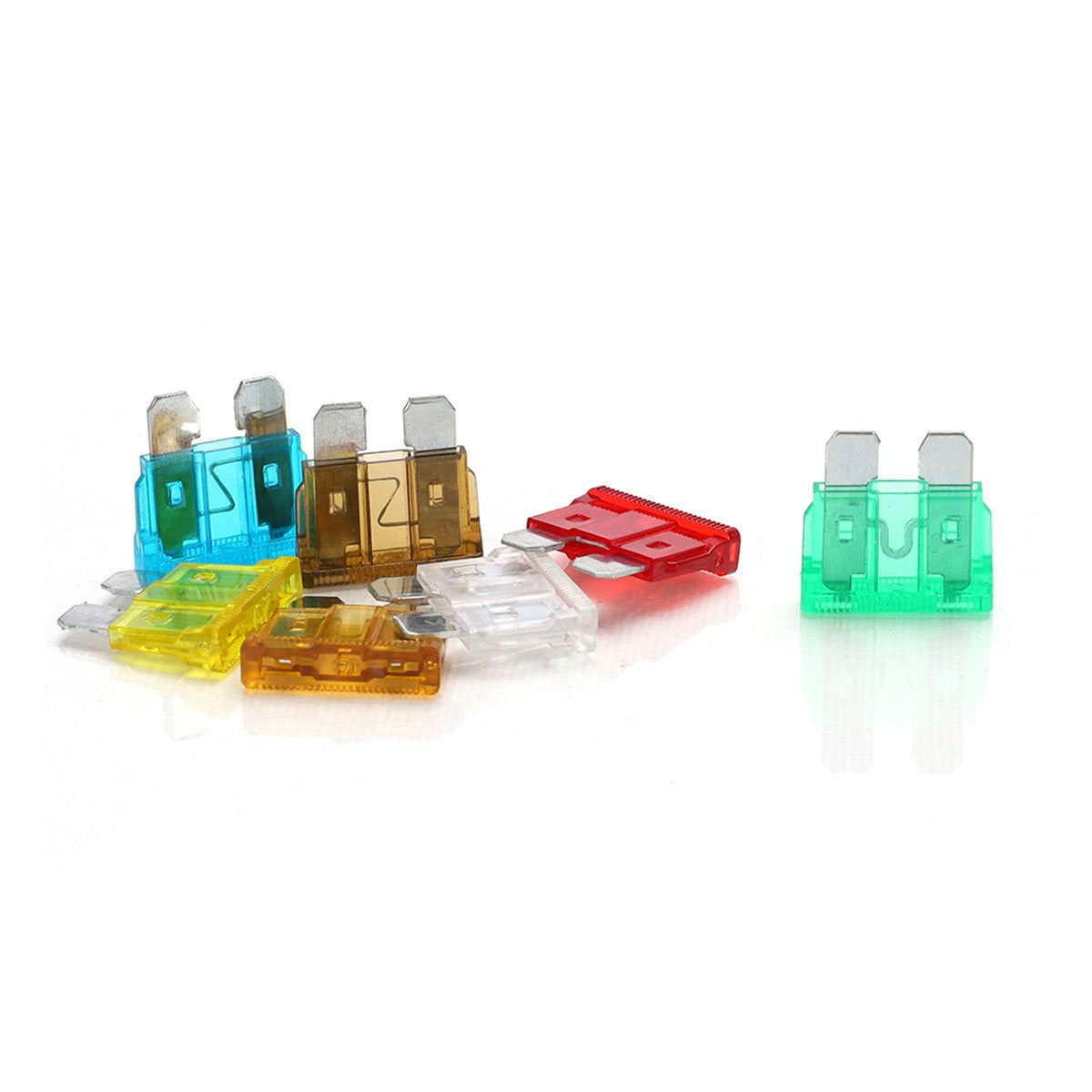 CGFAMDY - Set di 130 fusibili piatti per auto, standard e mini, 2 A, 5 A, 7,5 A, 10 A, 15 A, 20 A, 25 A, 30 A, 35 A, 40 A, per auto, camion, moto CGFAMDY - Set di 130 fusibili piatti per auto, standard e mini, 2 A, 5 A, 7,5 A, 10 A, 15 A, 20 A, 25 A, 30 A, 35 A, 40 A, per auto, camion, moto