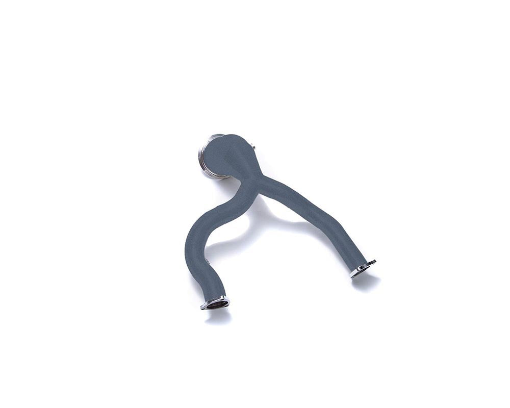 VR ARMYTRIX Ceramic Coated Sport Cat Downpipe w/200 CPSI Catalytic Converters Audi A7 C8 2018+