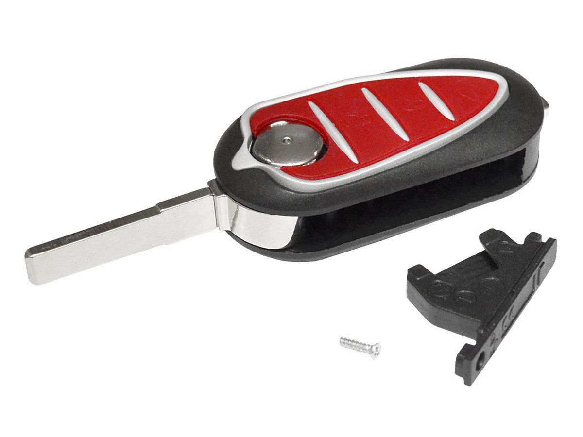 Chiave Telecomando Completa per Alfa Romeo Giulietta (2010-2016) 71775511 71754380 71765806 Transponder 46 PCF7946/434MHz Ask 3