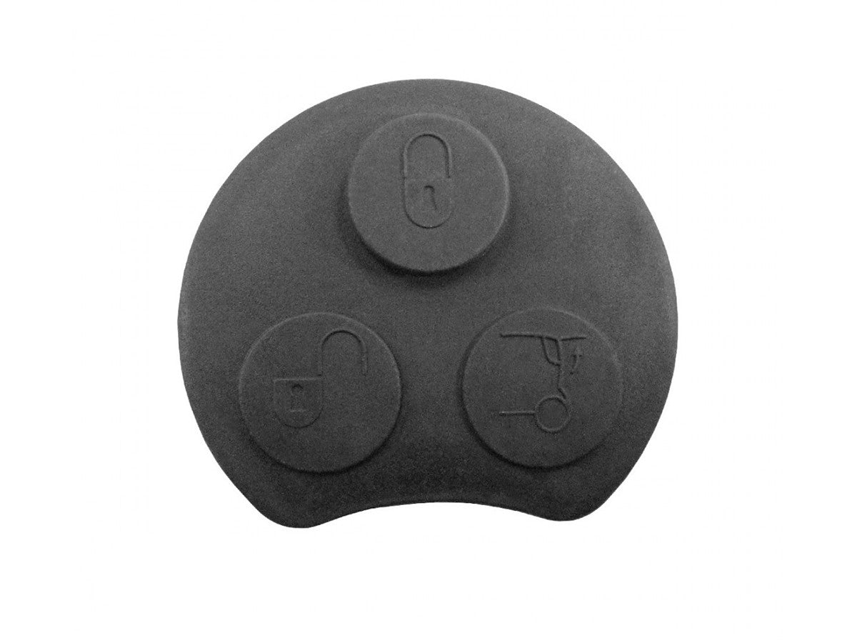 Gommino 3 Tasti per Chiave Auto Smart Fortwo Forfour Roadster Coupè 350 450 Coupe Mercedes
