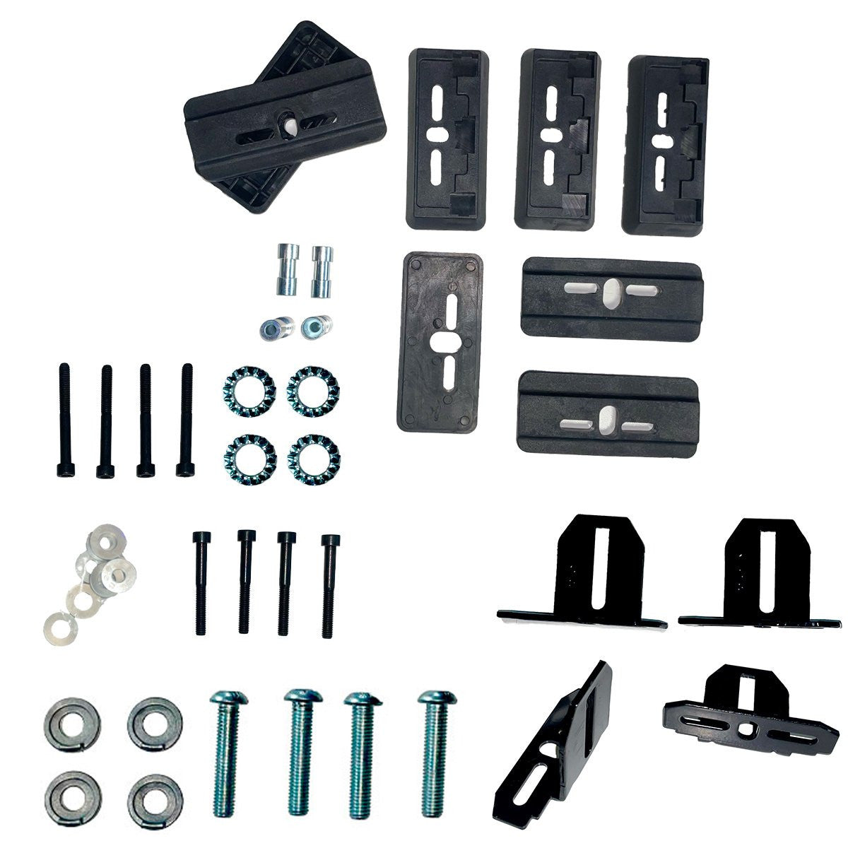 Kit di Fissaggio per Barre Portatutto da Tetto Delta/Omega per Auto Modello 000106700000 FIX209FP Made in Italy