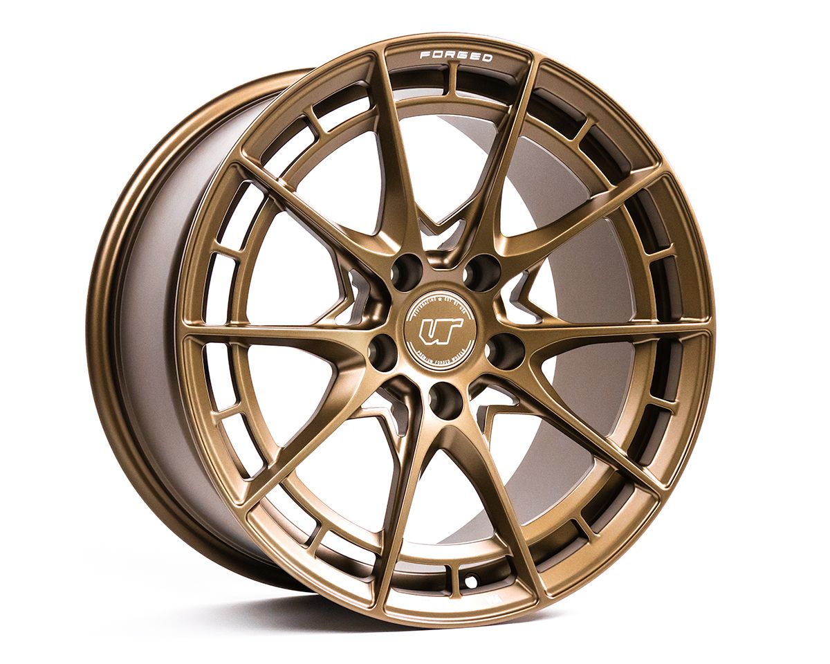 VR Forged D03-R Wheel Package Infiniti G37 19x9.5 19x10.5 Satin Bronze