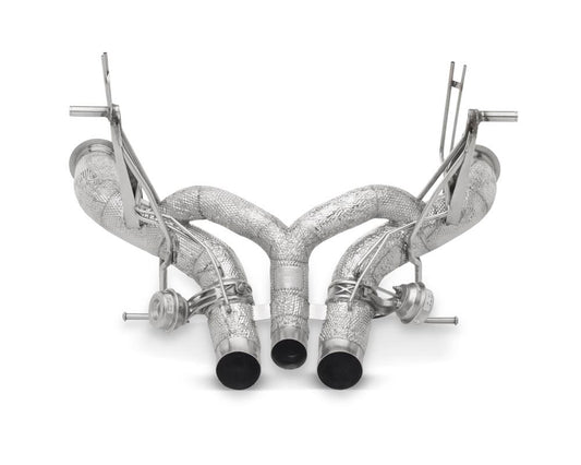 Tubi Style Straight Pipe Exhaust System w/Valve Lamborghini Aventador LP 740-4S 2016+