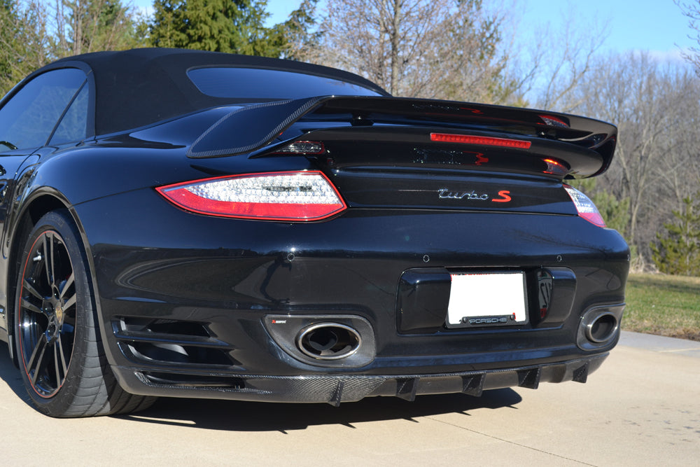 VR Aero Carbon Fiber Strake Diffuser Porsche 997 Turbo 07-13