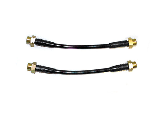 Agency Power Rear Steel Braided Brake Lines Audi A3 06-08