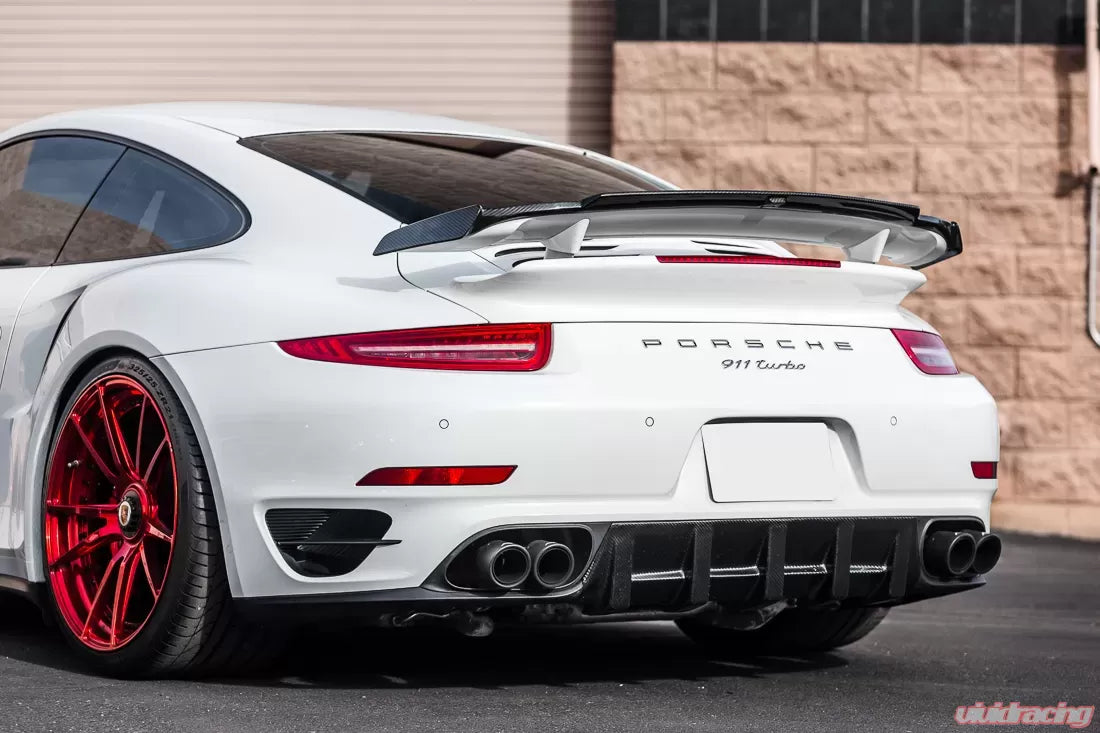 VR Aero Carbon Fiber Wing Lip Spoiler Porsche 991 Turbo | Turbo S