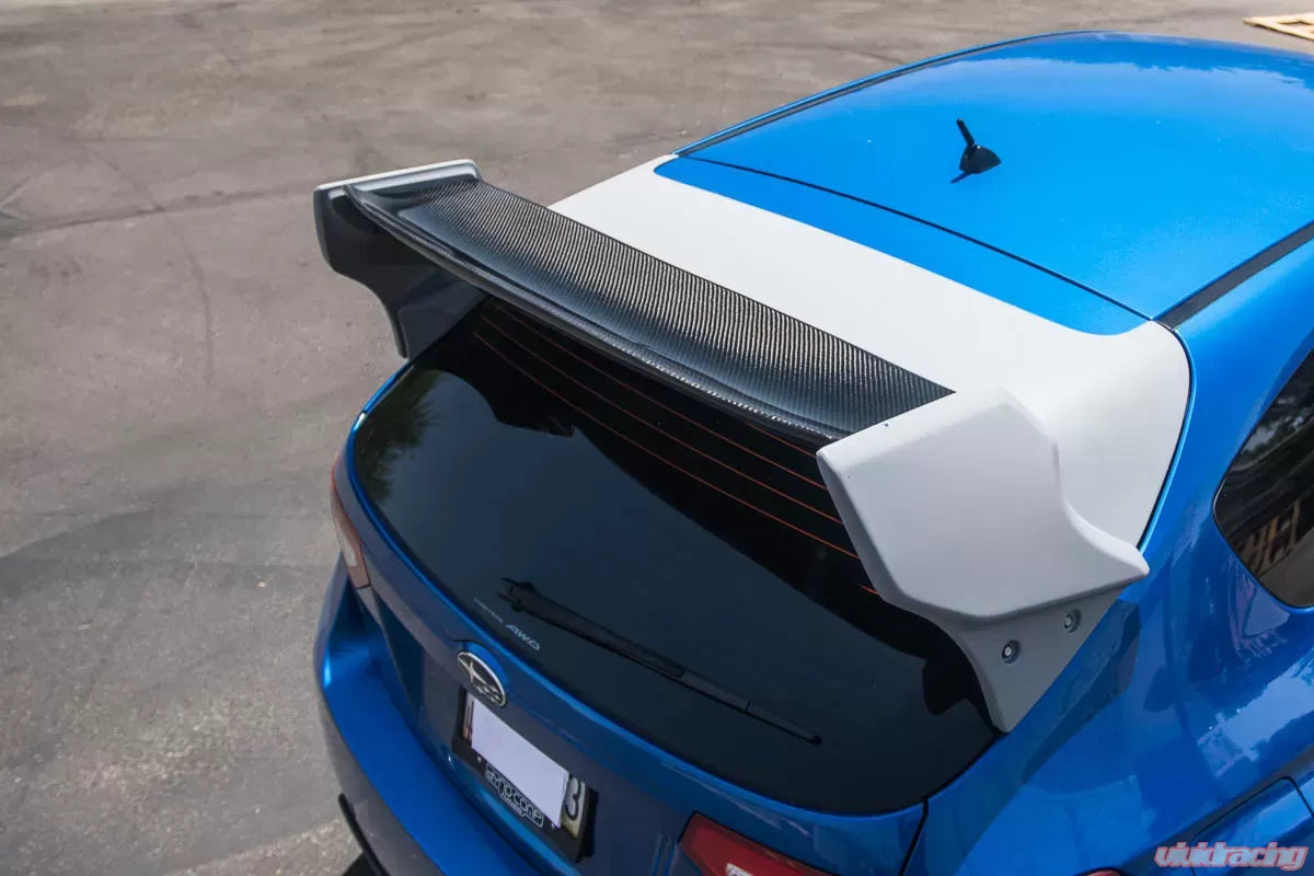 VR Aero Carbon Fiber Rally Wing Subaru STI Hatchback Only 2008-2014