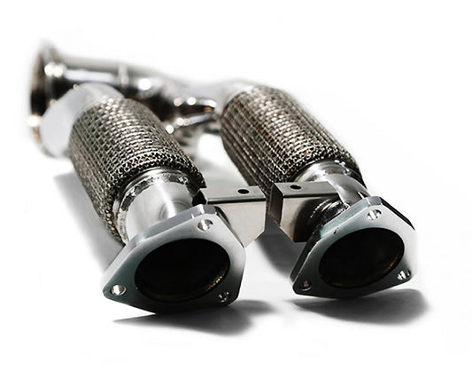 ARMYTRIX Ceramic Coated Sport Cat-Pipe w/200 CPSI Catalytic Converters Audi RS3 8V 2017-2020