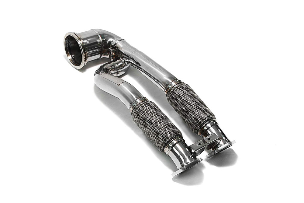 ARMYTRIX Ceramic Coated Sport Cat-Pipe w/200 CPSI Catalytic Converters Audi RS3 8V 2017-2020