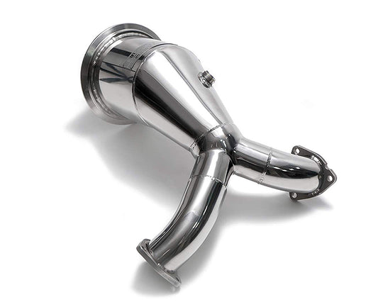 ARMYTRIX Ceramic Coated Sport Cat Main Pipe w/200 CPSI Catalytic Converters Audi S4 | S5 B9 2017-2023