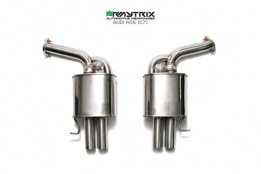 VR ARMYTRIX Stainless Steel Valvetronic Catback Exhaust System Audi S6 Avant | S7 | RS6 | RS7 C7 4.0 TFSI V8 2014-2020