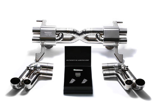 VR ARMYTRIX Titanium Valvetronic Exhaust System Audi R8 V10 5.2L FSI 2009-2013