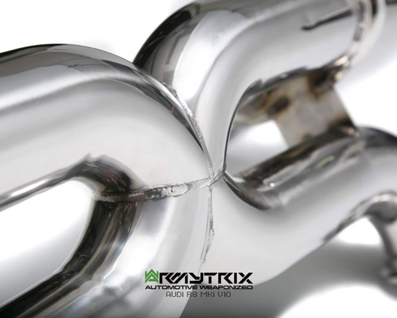 ARMYTRIX Stainless Steel Valvetronic Exhaust System Dual Carbon Tips Audi R8 V10 MK1 Coupe | Spider 2009-2012