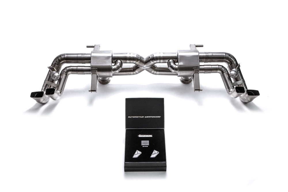 VR ARMYTRIX Titanium Valvetronic Exhaust System Audi R8 V10 5.2L FSI 2016-2021