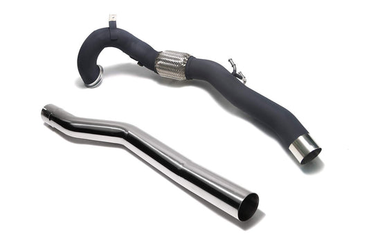 ARMYTRIX Sport Cat-Pipe w/200 CSPI Catalytic Converters / Secondary Downpipe Audi S3 8V | VW Golf R MK7 2013-2020