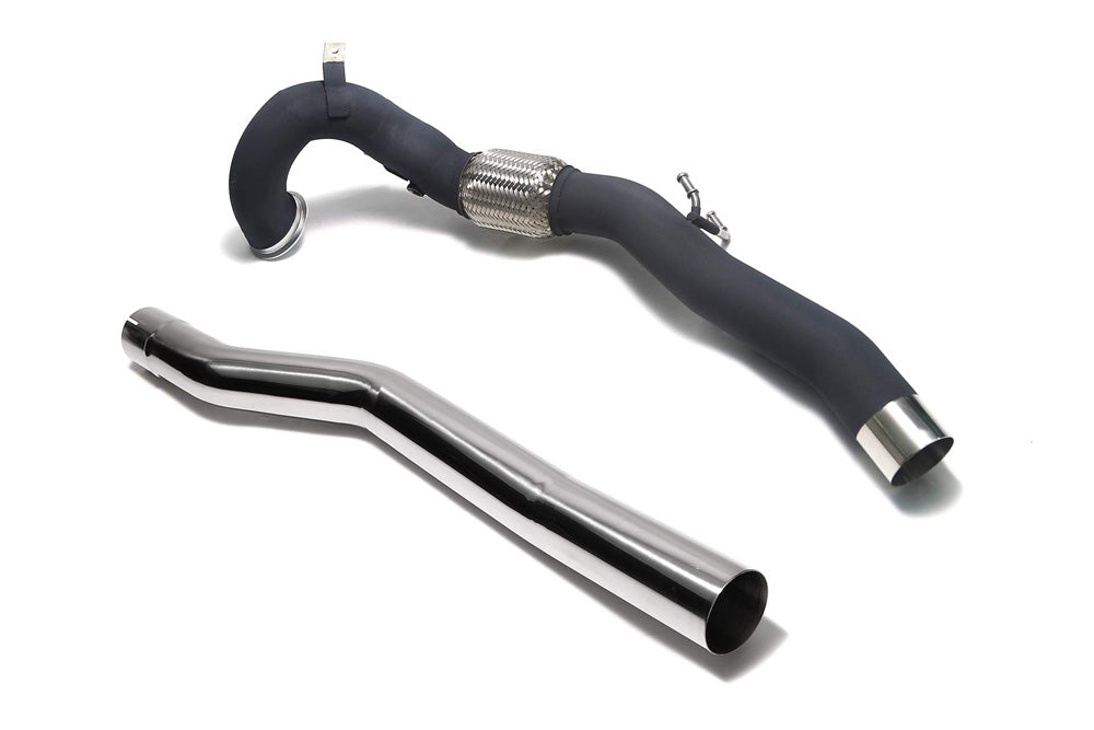 VR ARMYTRIX Sport Cat-Pipe w/200 CSPI Catalytic Converters / Secondary Downpipe Audi S3 8V | VW Golf R MK7 2013-2020