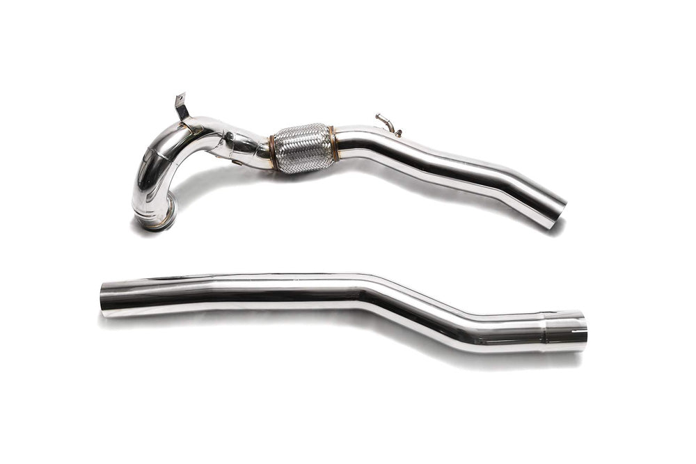 ARMYTRIX Ceramic Coated High-Flow Performance Race Downpipe / Secondary Downpipe Audi S3 8V | VW Golf R MK7