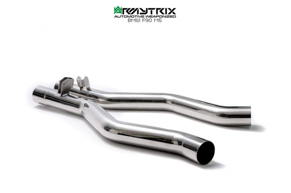 ARMYTRIX Stainless Steel Valvetronic Catback Exhaust Quad Carbon Tips BMW M5 F90 2018-2022 CLEARANCE