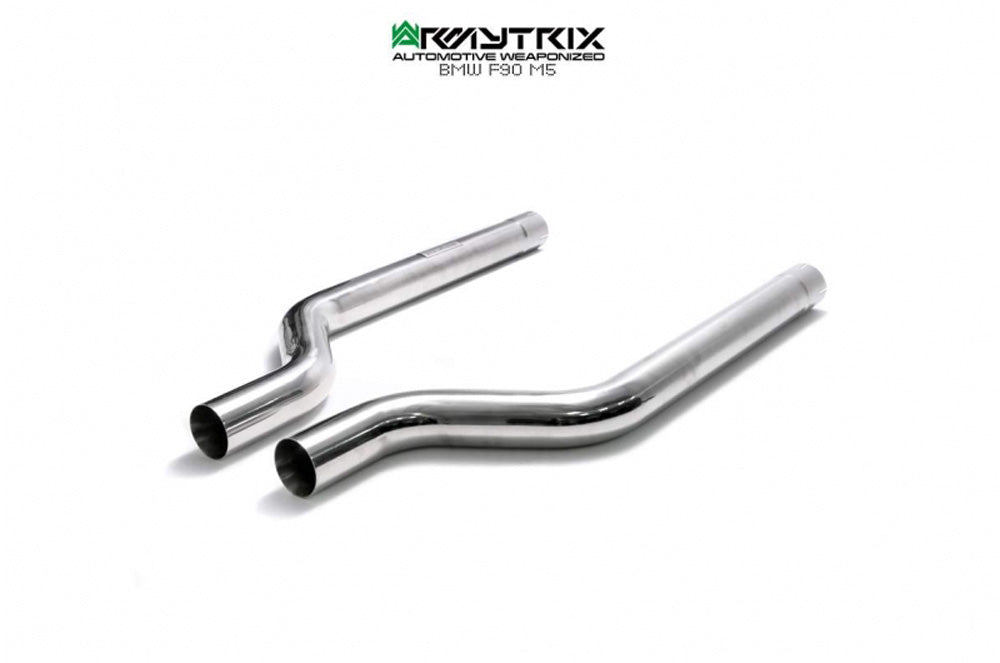 ARMYTRIX Stainless Steel Valvetronic Catback Exhaust Quad Carbon Tips BMW M5 F90 2018-2022 CLEARANCE