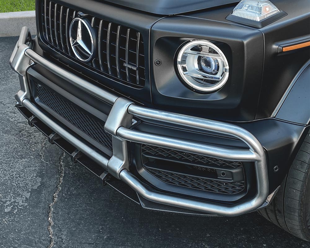 VR Aero Carbon Fiber Front Lip Spoiler Mercedes G63 AMG 2019+