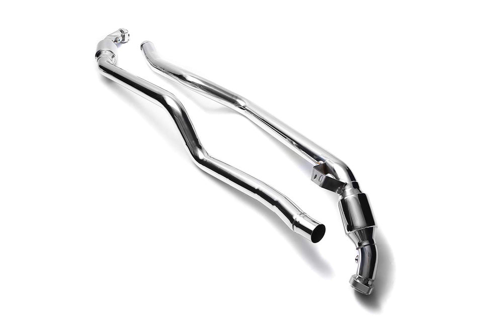 VR ARMYTRIX Sport Cat-Pipe with 200 CPSI Catalytic Converters Mercedes-Benz C63 AMG W204 2008-2014