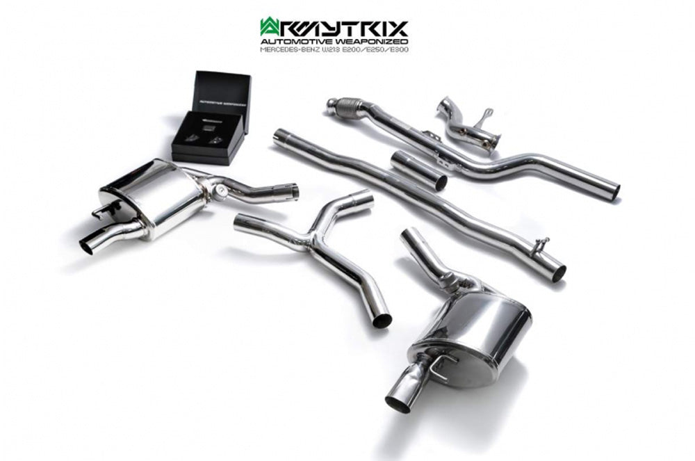 ARMYTRIX Stainless Steel Valvetronic Exhaust System Mercedes-Benz E200 | E250 | E300 W213 Saloon/Estate 2016-2018