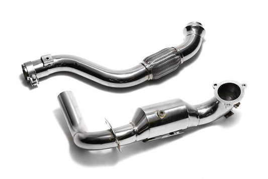 ARMYTRIX High-Flow Performance Race Downpipe | Link Pipe Mercedes-Benz A-Class | CLA-Class 2013-2018