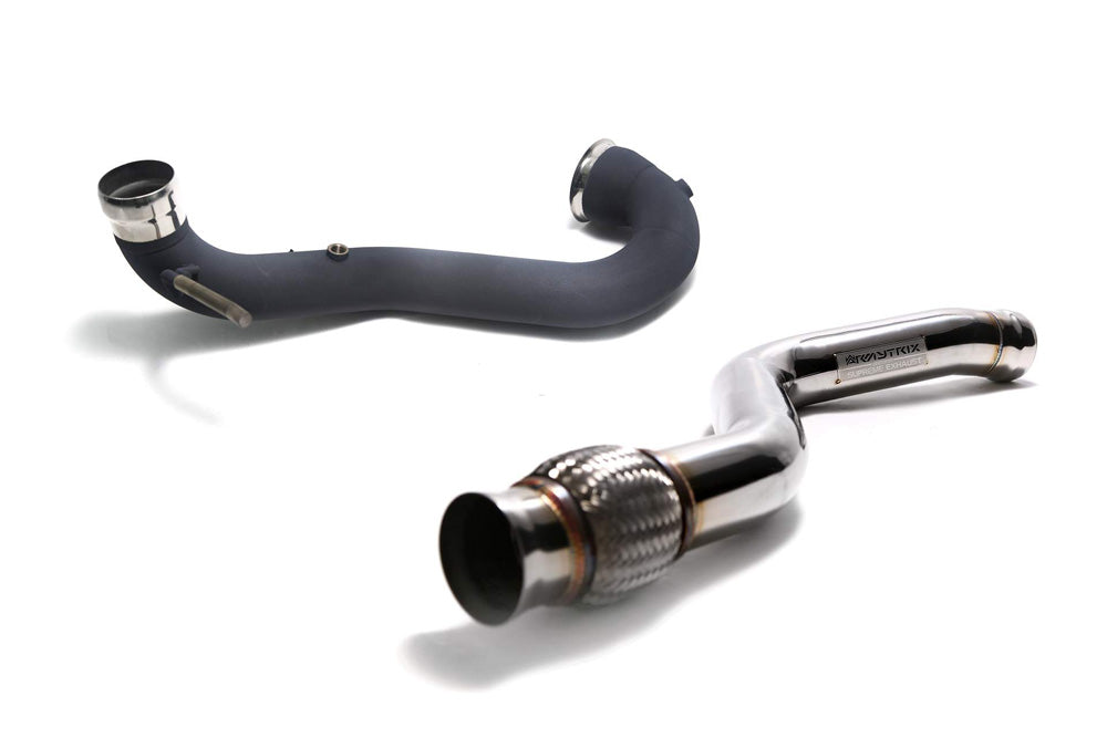 VR ARMYTRIX Ceramic Coated High-Flow Performance Race Downpipe | Link Pipe Mercedes-Benz A-Class | CLA-Class | GLA-Class AMG 2013-2019