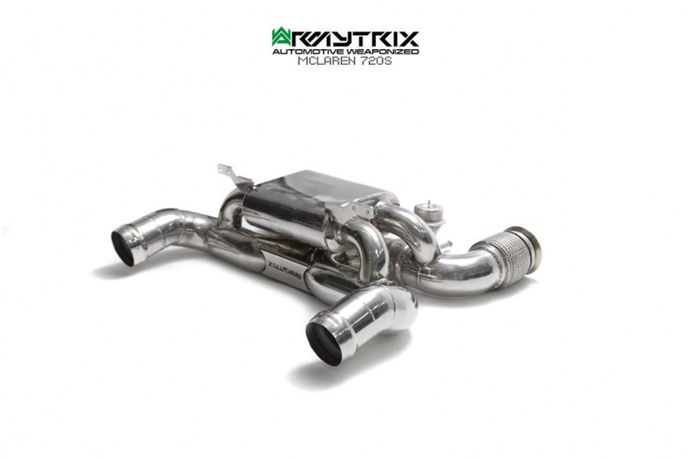 ARMYTRIX Stainless Steel Valvetronic Muffler McLaren 720S 2017-2021