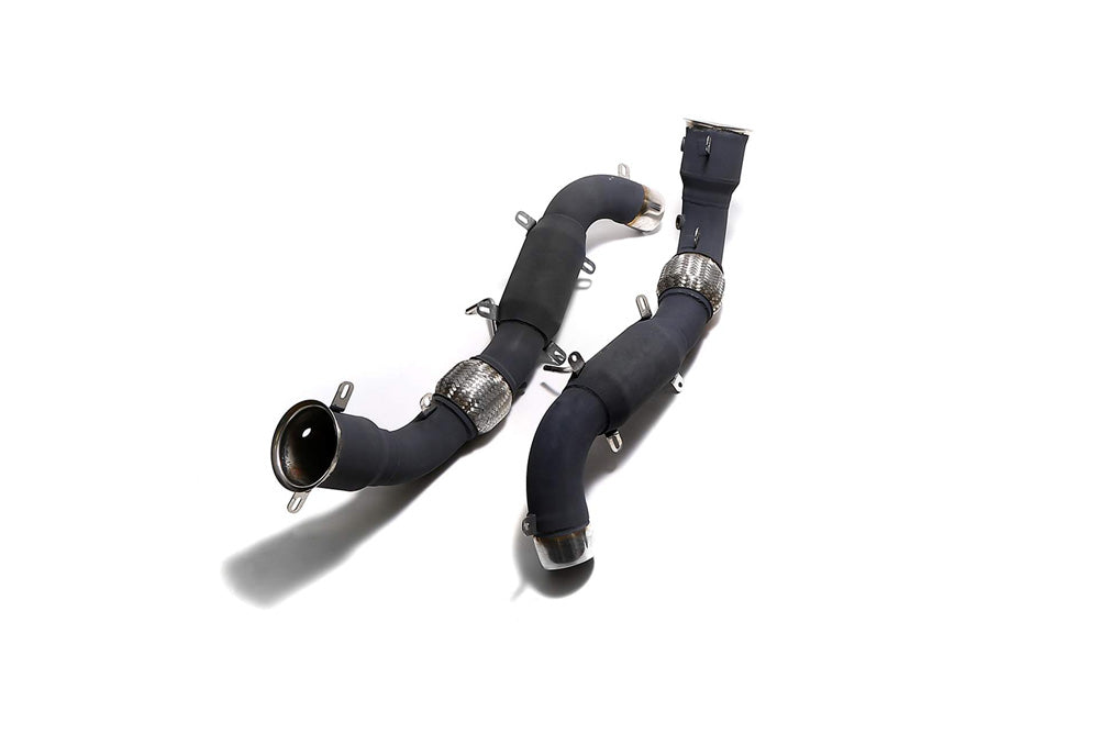 VR ARMYTRIX Ceramic Coated High-Flow Performance Race Downpipes McLaren 12C | 570 | 600LT | 650S 2012-2019