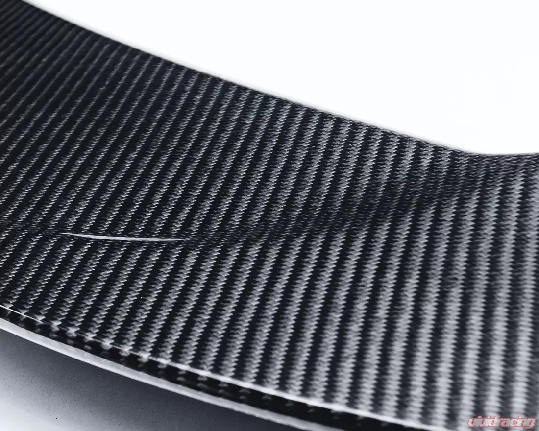 VR Aero Gloss Carbon Fiber Trunk Spoiler Tesla Model 3 2018+