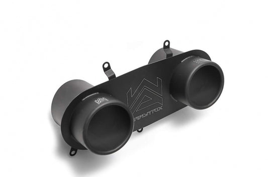 VR ARMYTRIX Titanium Series Twin Matte Black Tips Ferrari 458 Italia | Spider 4.5L V8 2010-2015