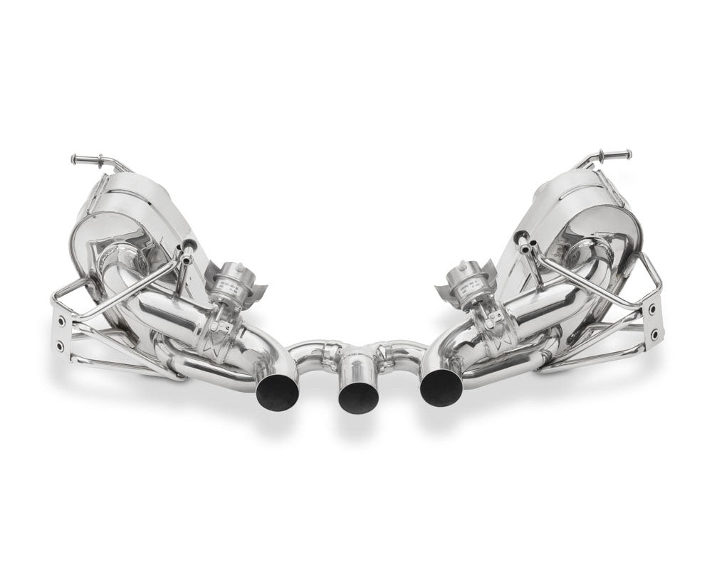 Tubi Style Straight Pipe Exhaust System w/Valves Ferrari 458 Italia | 458 Spider 10-15