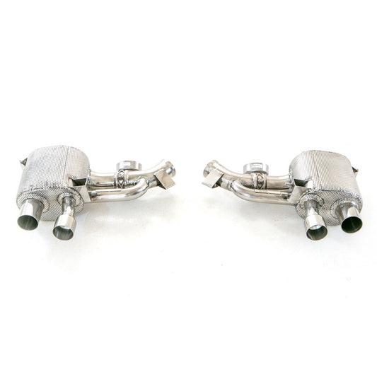 Tubi Style Stainless Steel Mufflers w/Valves Ferrari FF 12-16