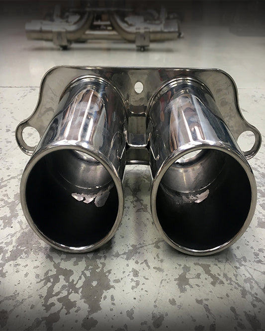 Tubi Style Titanium Exhaust Tips Porsche 991 GT3 14-16