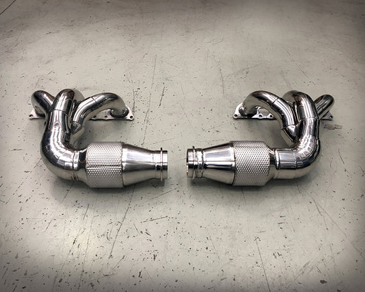 Tubi Style Headers with High Flow Cats Porsche GT3 | GT3RS 991 14-19