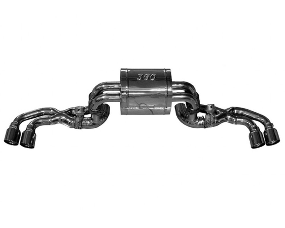 Tubi Style Complete Exhaust With Valve Ferrari 360 Challenge Stradale 03-05