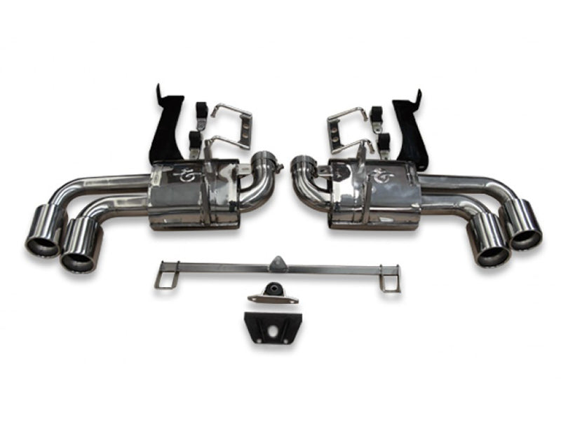 Tubi Style Stainless Steel Exhaust With Valve Racing Tips Ferrari F430 Coupe | Spyder 04-09