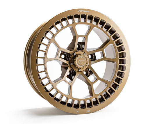 VR Forged D02 Wheel Package Toyota Tundra | Land Cruiser 18x9 Satin Bronze