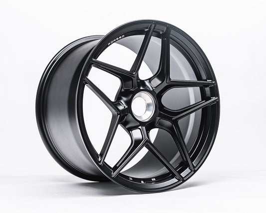 VR Forged D04 Wheel Package Porsche 991 GT3 | Turbo | GTS 20x9.0 20x12 Centerlock Matte Black