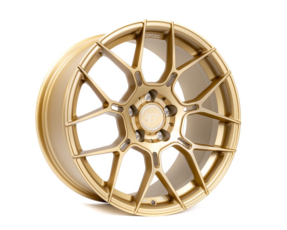 VR Forged D09 Wheel Package Subaru WRX STI 18x9.5 Satin Gold