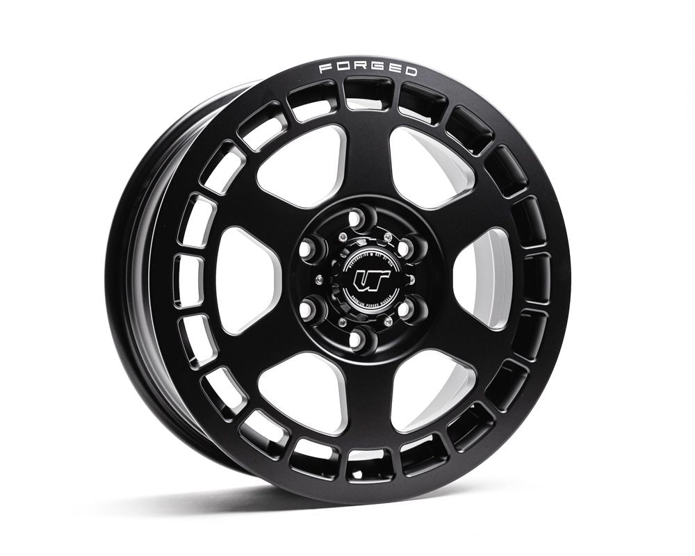 VR Forged D14 Wheel Package Mercedes Sprinter Van Overland 17x7.5 Matte Black