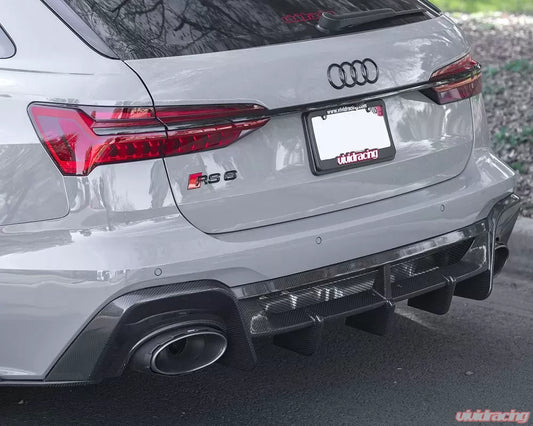 VR Aero Carbon Fiber Rear Diffuser Audi RS6 Avant C8