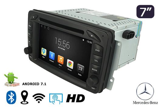 Autoradio 7 Pollici Android 7.1 Mercedes-Benz C class