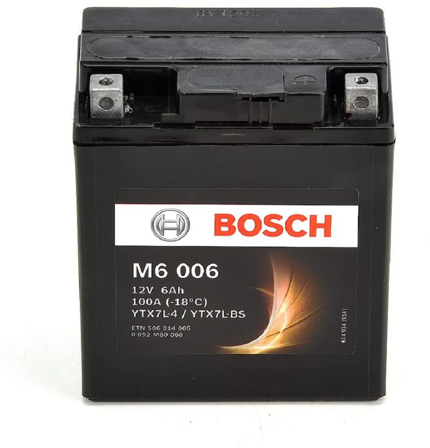 BATTERIA MOTO M6006 (6AH DX) - 100A BOSCH