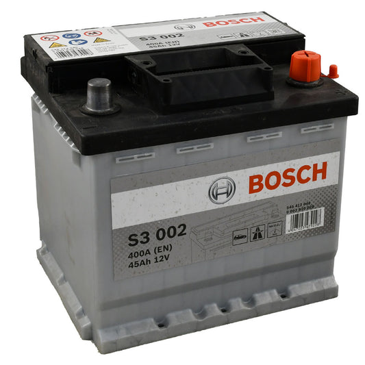 BATTERIA PER AUTO 'BOSCH' S3002 45 Ah dx - mm 207 x 175 x 190