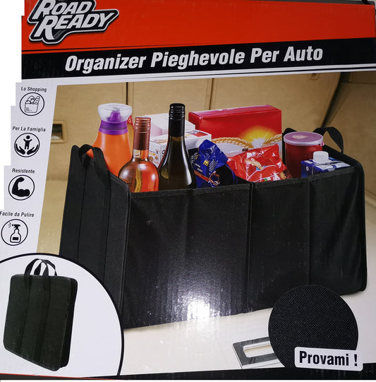 Borsa Organizer per Auto per spesa e Accessori colore nero e dimensioni 30 x 50 x 27 cm