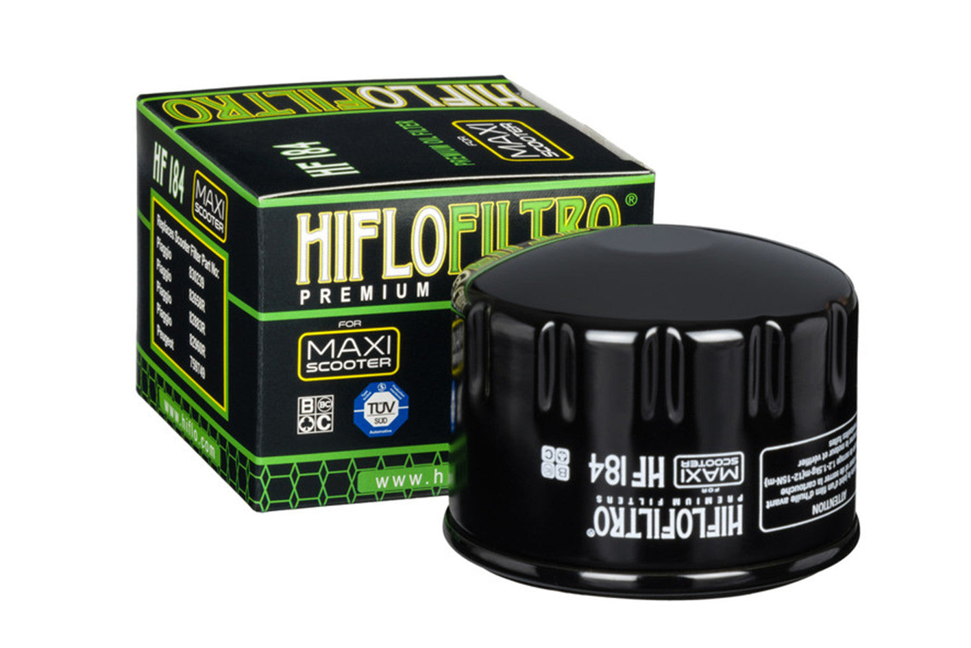 HIFLO HF184 Filtro Olio Moto Piaggio Beverly Aprilia Atlantic Scarabeo Nexus Malaguti Spidermax 500