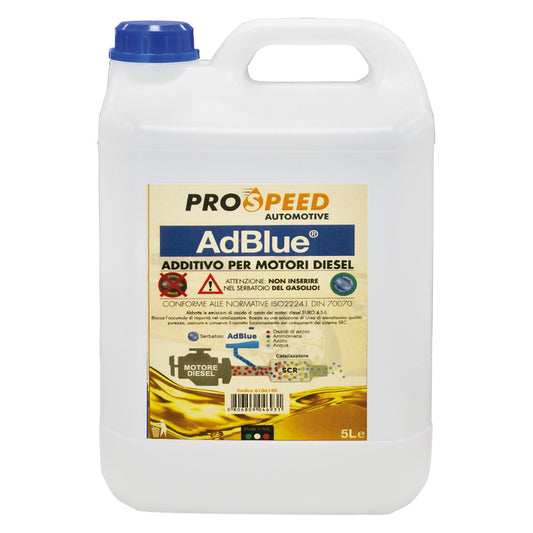 LIQUIDO PER MOTORI DIESEL 'AD BLUE' lt. 5 - tanica