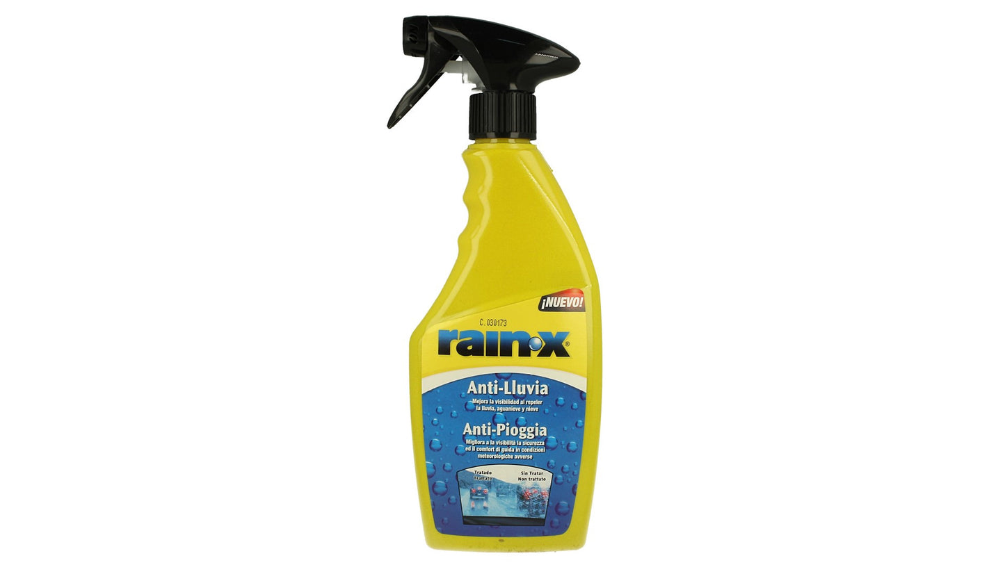 Rain-X Anti-Pioggia Originale Respingendo Pioggia Nevischio Neve su Parabrezza Specchietti e Tutti Vetri Spray 500ml